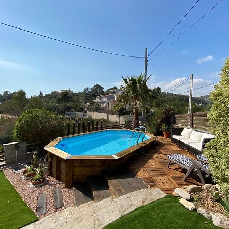 Amazing Vila close to Sitges, jacuzzi, swimming pool&exellent views Olivella Esterno foto